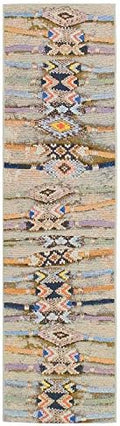 Liora Manne Indoor/Outdoor Rug, 1'11" x 7'6", Aztec by LushDecor