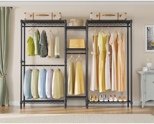 VIPEK Classic V6 Medium Heavy Duty Clothes Rack, Dynamic Closet System - Image 3