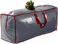 Christmas Tree Storage Bag - for Artificial Trees up- to 9-Ft. Tall - Durable Bag Waterproof Material With Stitched Reinforced Carrying Handles - Protects Against Dust Insects, & Moisture by pakkon