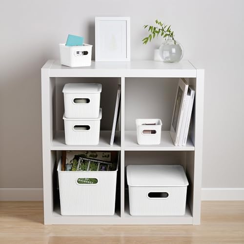 Tatay Storage Basket Baobab 29.4x38.5x16 cm Set of 4 Organiser Boxes - Image 2