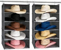LADYBRO Wide Brim Hat Rack Big Hat Organizer Closet Large Hanging Storage by LADYBRO