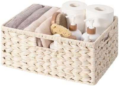 GRANNY SAYS Wicker Storage Baskets for Shelves, Waterproof Basket, 1-Pack by GRANNYSAYS