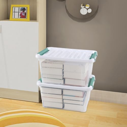 6-Pack Clear Storage Latch Bins, 20 L Plastic Storage Boxes - Image 5