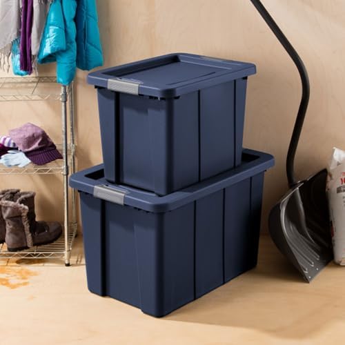 Sterilite Latching Tuff1 Tote Containers w/Lids, 18 Gallon, 12-Pack - Image 4