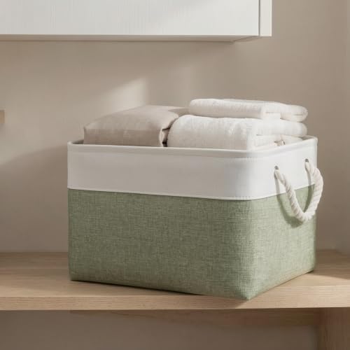 15x11x10 In Foldable Fabric Large Storage Bins with Handle 6 Pack - Image 6