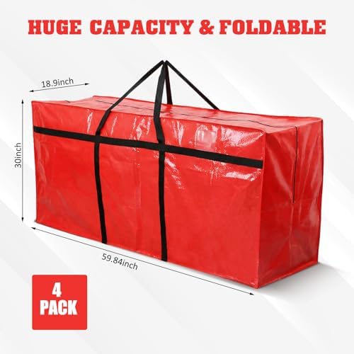 4 Pcs 149 Gallon Extra Large Moving Bags Heavy Duty Storage Bag - Image 2