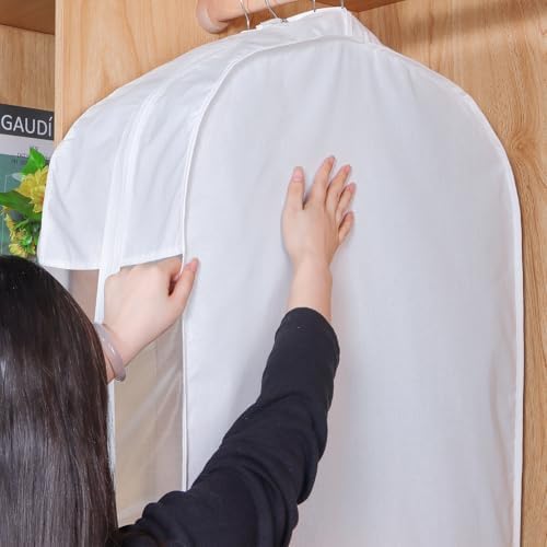 60 Inch Premium Cotton Garment Bag for Hanging Clothes and Storage - Image 4