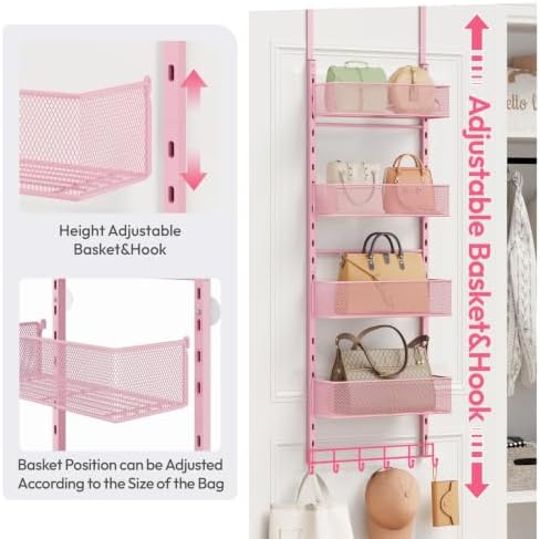 SWTYMIKI Over the Door Purse Organizer - Image 7