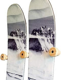 Grassracks Nubbins - Bamboo Flush Ski Wall Mount & Snowboard Wall Mount - Ski Rack & Snowboard Rack by Grassracks