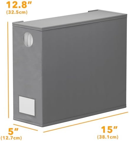 SpaceAid 9 Pack Bed Sheet Organizers and Storage, Foldable Sheet Organizer with Window for Linen Closet, Set Folder Keeper for Queen & King Size Bedding Storage (Gray) - Image 7