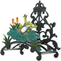 Sungmor Cast Iron Wall Mounted Garden Hose Holder - Hand-Painted Frog Rack by Sungmor