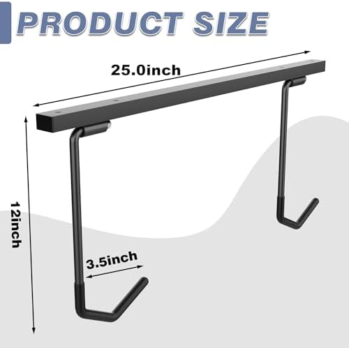 WALMANN Ceiling Mounted Bike Rack for Garage, Ceiling Bike Storage - Image 3