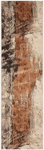 Liora Manne Marina Indoor/Outdoor Power Loomed Synthetic Blend Low Profile Area Rug - Contemporary Graphic Casual Southwestern Colorful (Moderne Bronze) (1'11" x 7'6") - Image 2