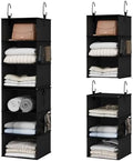 StorageWorks Hanging Closet Organizer, 6-Shelf with 2-in-1 Design, Ivory by StorageWorks