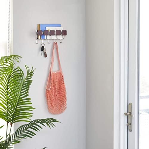 InterDesign 94271 Formbu Wall Mount Key and Mail Rack in Espresso - Image 2