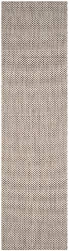 SAFAVIEH Courtyard Collection 2'3" x 10' Beige/Brown CY8521 Indoor/ Outdoor Waterproof Easy Cleaning Patio Backyard Mudroom Runner Rug - Image 3