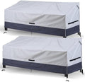 Patio Loveseat Cover Waterproof 420D Bench Cover, 70"x30"x31", 2pc by AloomisDirect