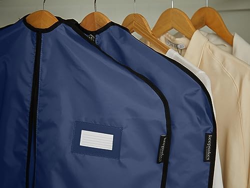Covermates Garment Bag Set for Closet Storage and Travel, 24"W x 64"L, Blue - Image 7