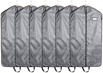 Covermates Garment Bag Set for Closet Storage and Travel, 24"W x 44"L, Grey by Covermates