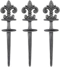 3 Pcs Decorative Hose Guide Stakes with Fleur de Lis Design by TICKCACY-EnrichYourLife