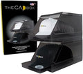 The CapBox 2.0 (2 Pack Clear) Hat Organizer for Baseball Caps, Stackable Sliding Tray Hat Rack & Hat Holder Hat Hanger Cap Storage Container 2 Yr. Warranty Anti Tilting & Tray Stop (Black Transparent) by GlasshouseClosets-TheCapBox