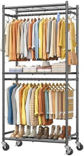 Simple Trending Clothes Rack, Clothing Rack, Portable Closet, Black by SimpleTrending