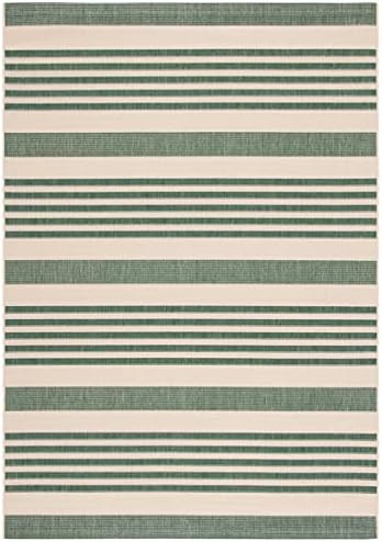 SAFAVIEH Courtyard Outdoor Area Rug 6'7"x9'6", Beige CY6062-322 - Image 3