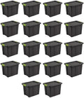 Sterilite Latching Tuff1 Tote Containers w/Lids, 18 Gallon, 18-Pack by Sterilite