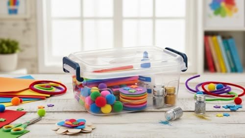 Tribello Small Clear Storage Bins with Lids, Bulk 16-Pack Stackable Plastic Storage Containers for Home Organization – Totes for Closet and Underbed Storage, 2.6 Quarts - Image 3