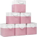 Cube Storage Bins 13 x 13, 6 Fabric Foldable Organizer by BOFUGA