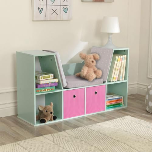 Foldable Storage Cubes Bins ,11 Inch Cloth Storage Cube Fabric Storage Box Cubes Organizer Baskets with Dual Handles for Home Organizer Set of 8 (Pink) - Image 5