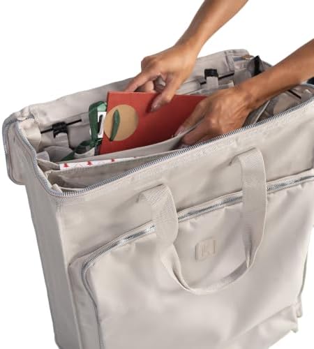 TreeKeeper Gift Bags and Tissue Paper Storage Bag (Stone) - Image 7