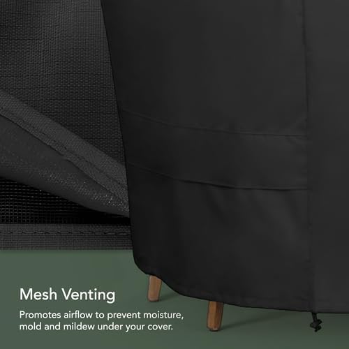 Covermates Ultima Serving Cart Cover, Polyester, 50Wx30Dx34H, Ripstop Black - Image 5