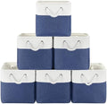 Patvingot 11-Inch Fabric Cube Storage Bins with Handles,6 Pack,Foldable by Patvingot