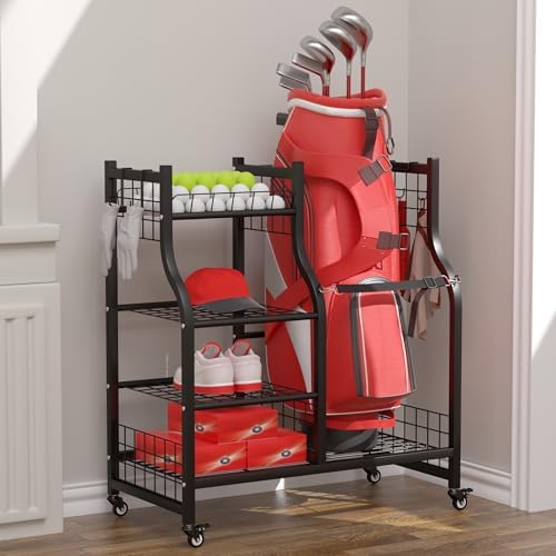 Ultrawall Golf Storage Organizer, Golf Bag Storage Stand for Garage - Image 7