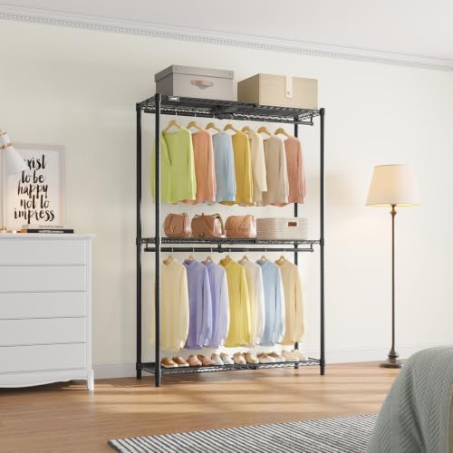 VIPEK X1 Max Expandable Clothes Rack, 7ft Extra Tall Closet System, Black - Image 7