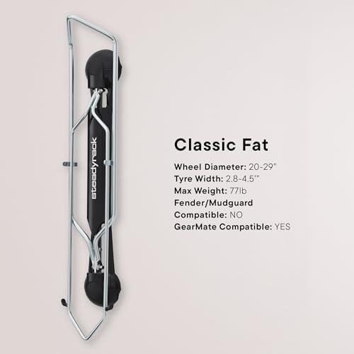Steadyrack Fat Bike Wall Mount, Vertical Storage for 2.8 to 4.5 in Tires - Image 2