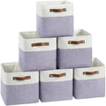 FinishingBo 11 inch Cube Storage Bin 6 Pack, Cube Organizer Bins by SimplifySpaceSimplifyLife