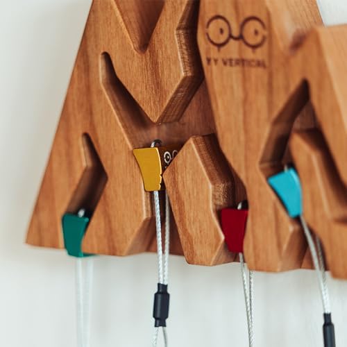 Mountain Climbing Keyholder - Wood Wall Decor, Gift for Climbers, 4 Hooks - Image 6