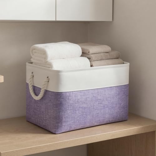 15x11x10 In Foldable Fabric Large Storage Bins with Handle 6 Pack - Image 6