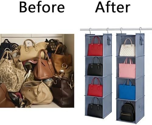Bag Rack for Closet Storage Hanging Purse Organizer for Closet - Image 6