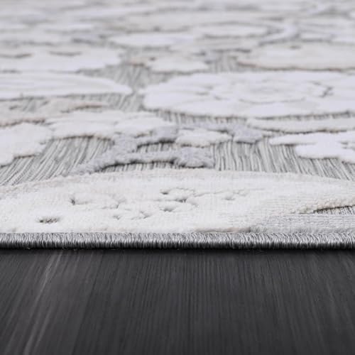 Luul Home Floral Indoor Outdoor Runner Rugs 2x7 Entryway Rug, Kitchen, Hallway Rug Washable Stain Resistant Outside Carpet Beige 2 x 7 - Image 6