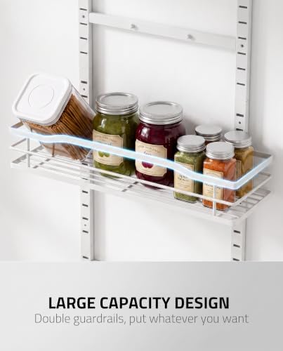 Moforoco White 9-Tier Over The Door & Wall Mount Pantry Organizer - Image 5