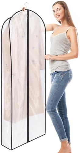 Zilink Leather Jacket Coat Storage Bags Dress Bags for Gowns Long 60 in - Image 4