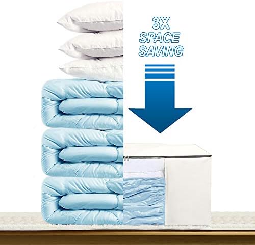 Vacuum Storage Bags, Cube Space Saver Bags, Bedding Space Saving Organizer - Image 3
