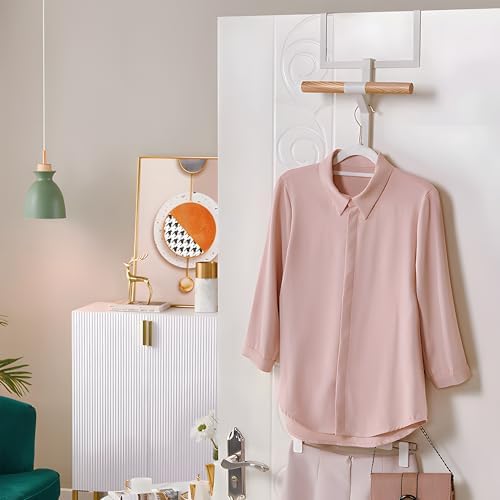 RFOUO Over The Door Hanger,Backpack Hanger for Closet, White - Image 6