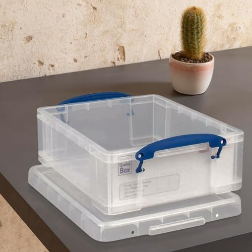Really Useful Box Stackable 8.1L Plastic Storage Container, 5 Pack - Image 5