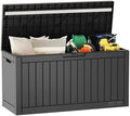 EAST OAK Outdoor Storage Box, 60 Gallon Deck Box Indoor and Outdoor Use, Black by EASTOAK