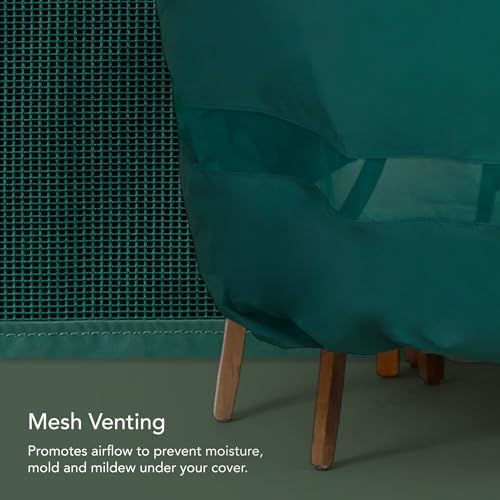 Covermates Classic Outdoor Glider Cover, Vinyl, 56Wx34Dx38H, Green - Image 5