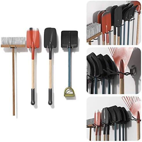 TORACK Garage Tool Organizer Hooks, 4-Pack Heavy-Duty 12" Steel Wave Hooks - Image 2